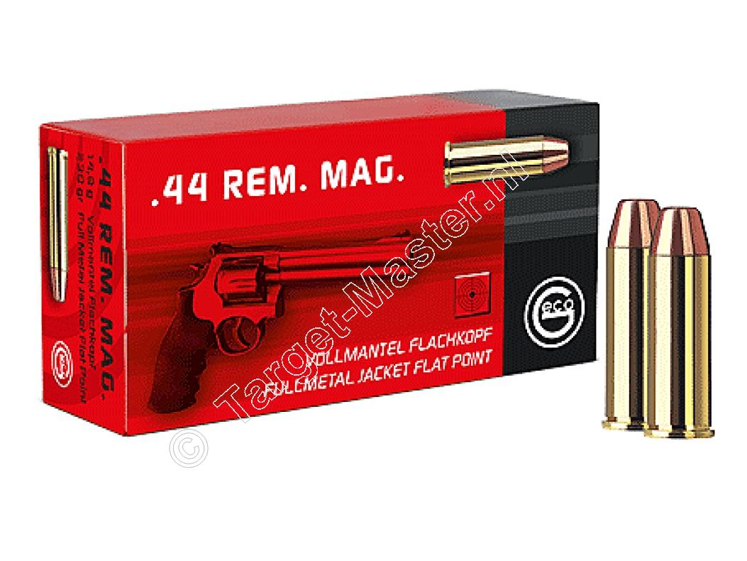 Geco Munitie .44 Remington Magnum 230 grain Full Metal Jacket verpakking 50